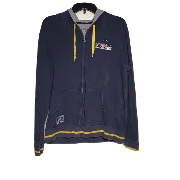 Red Bull Air Race World Championship Full Zip Hoodie Hooded Sweatshirt Sz L
